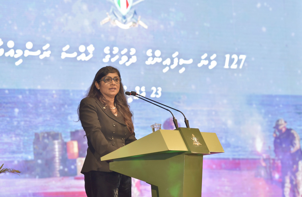 ސިފައިންގެ ދުވަހުގެ ހާއްސަ ރަސްމިއްޔާތުގައި މިނިސްޓަރ ވާހަކަ ދައްކަވަނީ