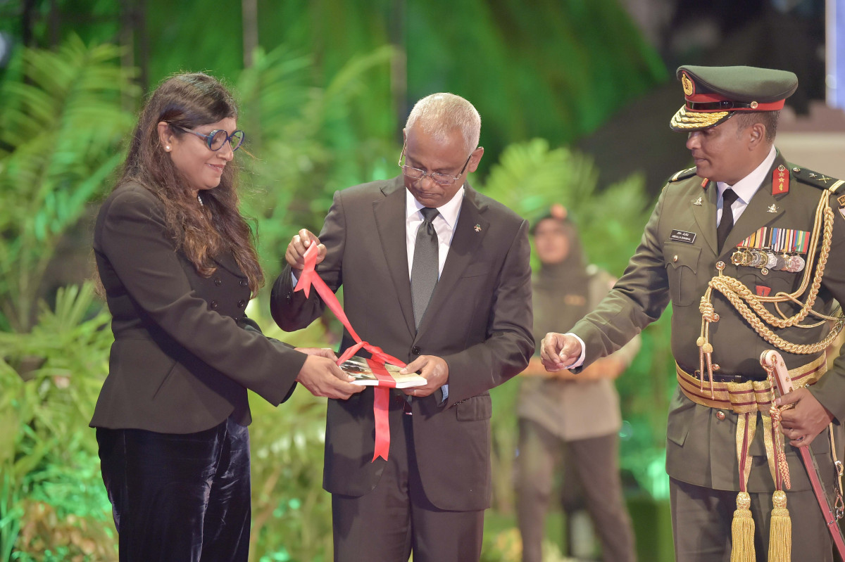 23 April 2019 --President Ibrahim Mohamed Solih joins MNDF's anniversary celebrations-- Photo: President's Office