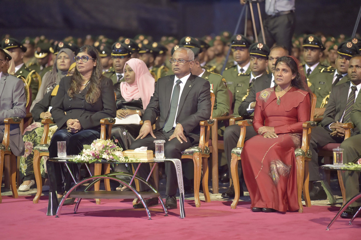 23 April 2019 --President Ibrahim Mohamed Solih joins MNDF's anniversary celebrations-- Photo: President's Office