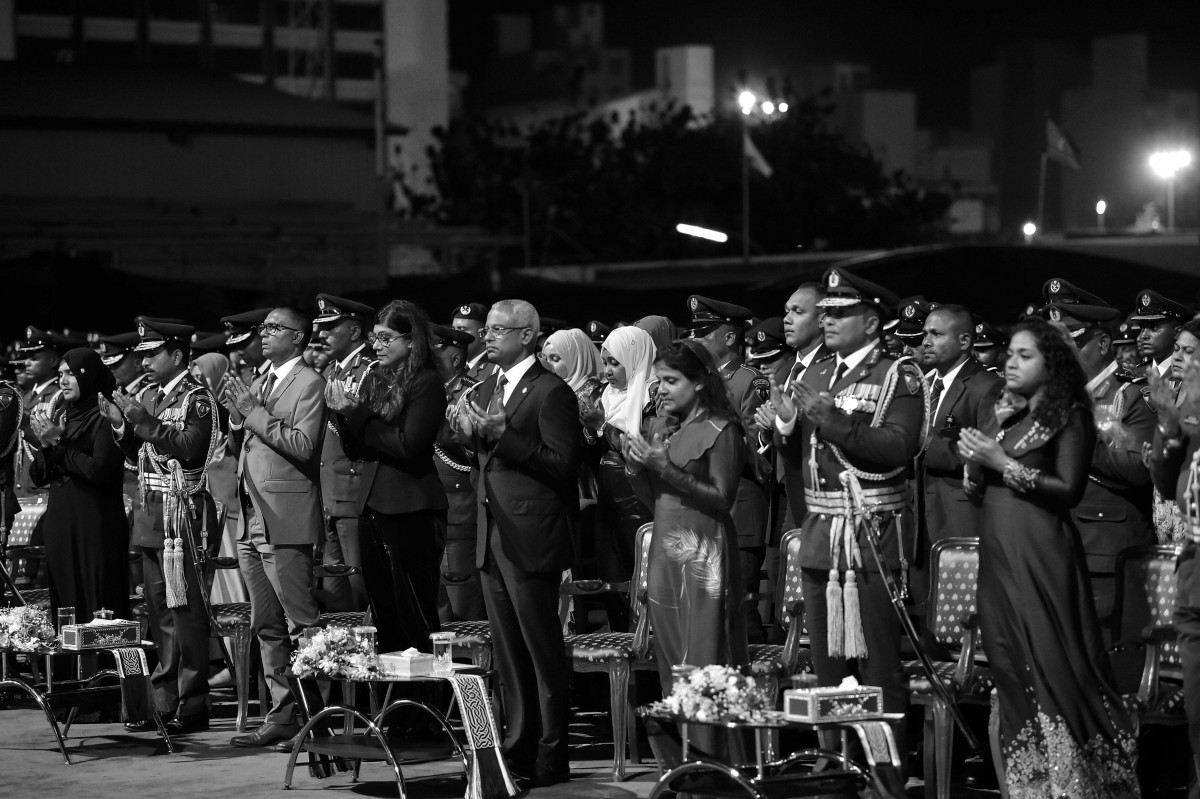 23 April 2019 --President Ibrahim Mohamed Solih joins MNDF's anniversary celebrations-- Photo: President's Office