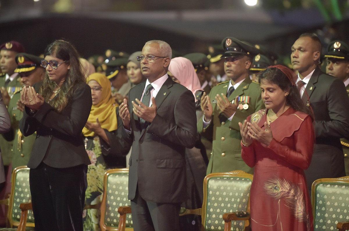 23 April 2019 --President Ibrahim Mohamed Solih joins MNDF's anniversary celebrations-- Photo: President's Office