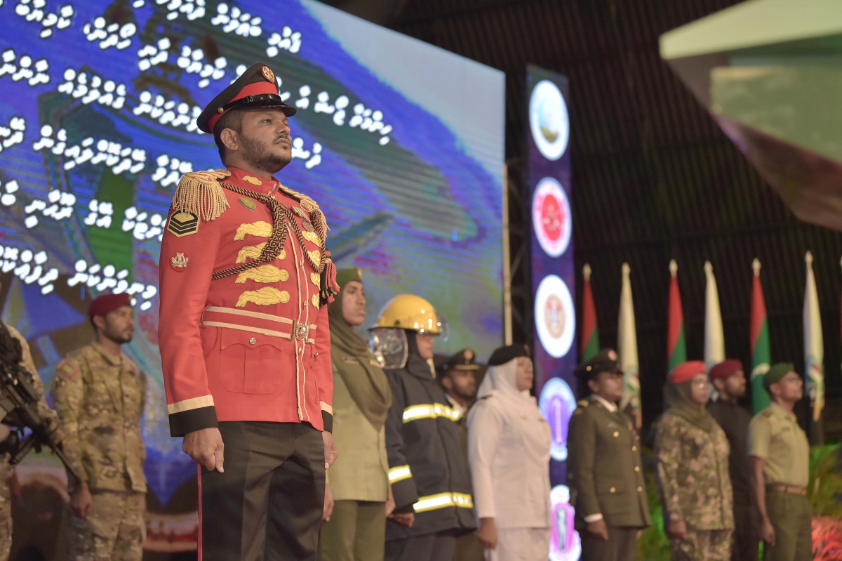23 April 2019 --A function was held on Tuesday night, to mark MNDF's 127th anniversary-- Photo: President's Office