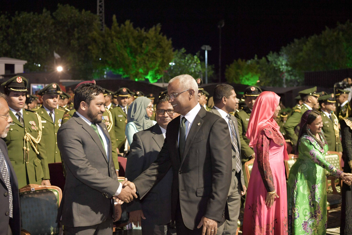 23 April 2019 --President Ibrahim Mohamed Solih joins MNDF's anniversary celebrations-- Photo: President's Office