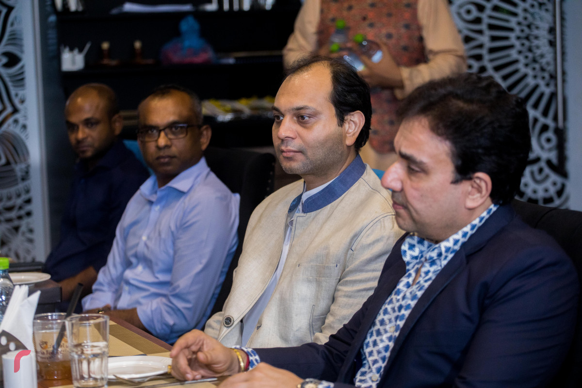 24 އޭޕްރިލް 2019 --މޮންޓި މަހަލް ގެ ރެސްޓޯރެންޓް އެއް ރާއްޖޭގައި ހުޅުވުމަށް ބޭއްވި ހަފްލާގެ ތެރެއިން-- ފޮޓޯ: ޝުއައިބް މުހައްމަދު