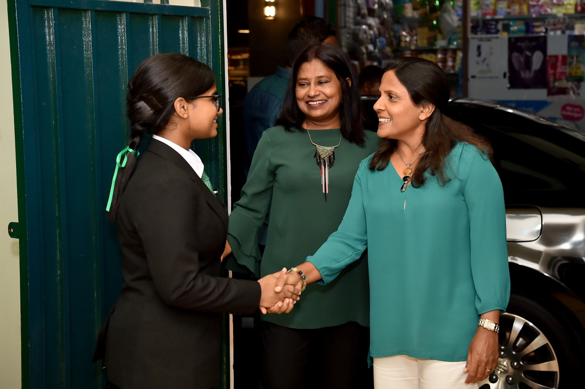 27 އޭޕްރިލް 2019 --އަމީނިއްޔާ ސްކޫލްގެ އަލިމަސް ޔޫބީލް ފުޓުބޯޅަ މެޗުގެ ތެރެއިން-- ފޮޓޯ: ރައީސް އޮފީސް