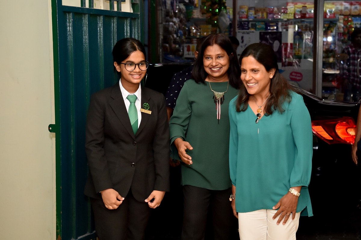 27 އޭޕްރިލް 2019 --އަމީނިއްޔާ ސްކޫލްގެ އަލިމަސް ޔޫބީލް ފުޓުބޯޅަ މެޗުގެ ތެރެއިން-- ފޮޓޯ: ރައީސް އޮފީސް