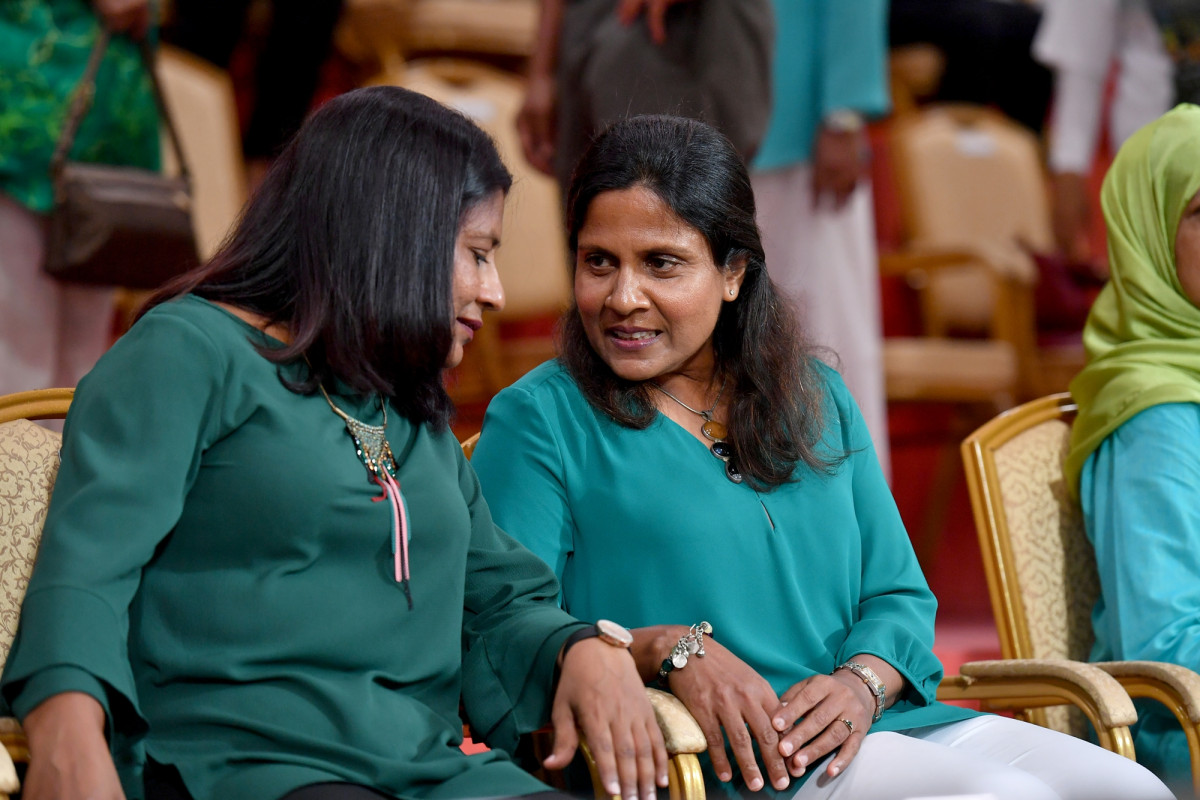 27 އޭޕްރިލް 2019 --އަމީނިއްޔާ ސްކޫލްގެ އަލިމަސް ޔޫބީލް ފުޓުބޯޅަ މެޗުގެ ތެރެއިން-- ފޮޓޯ: ރައީސް އޮފީސް