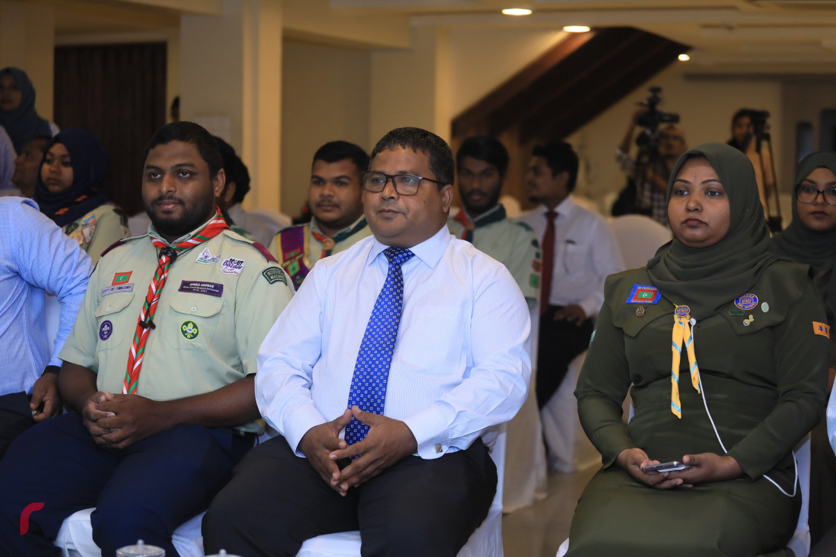29 އޭޕްރިލް 2019 -- އެނާރޖީ އެފިޝިއެންސީ ބެޖް އިފްތިތާހު ކުރުމަށް ބޭއްވި ހަފްލާގެ ތެރެއިން-- ފޮޓޯ: ޝުއައިބް މުހައްމަދު
