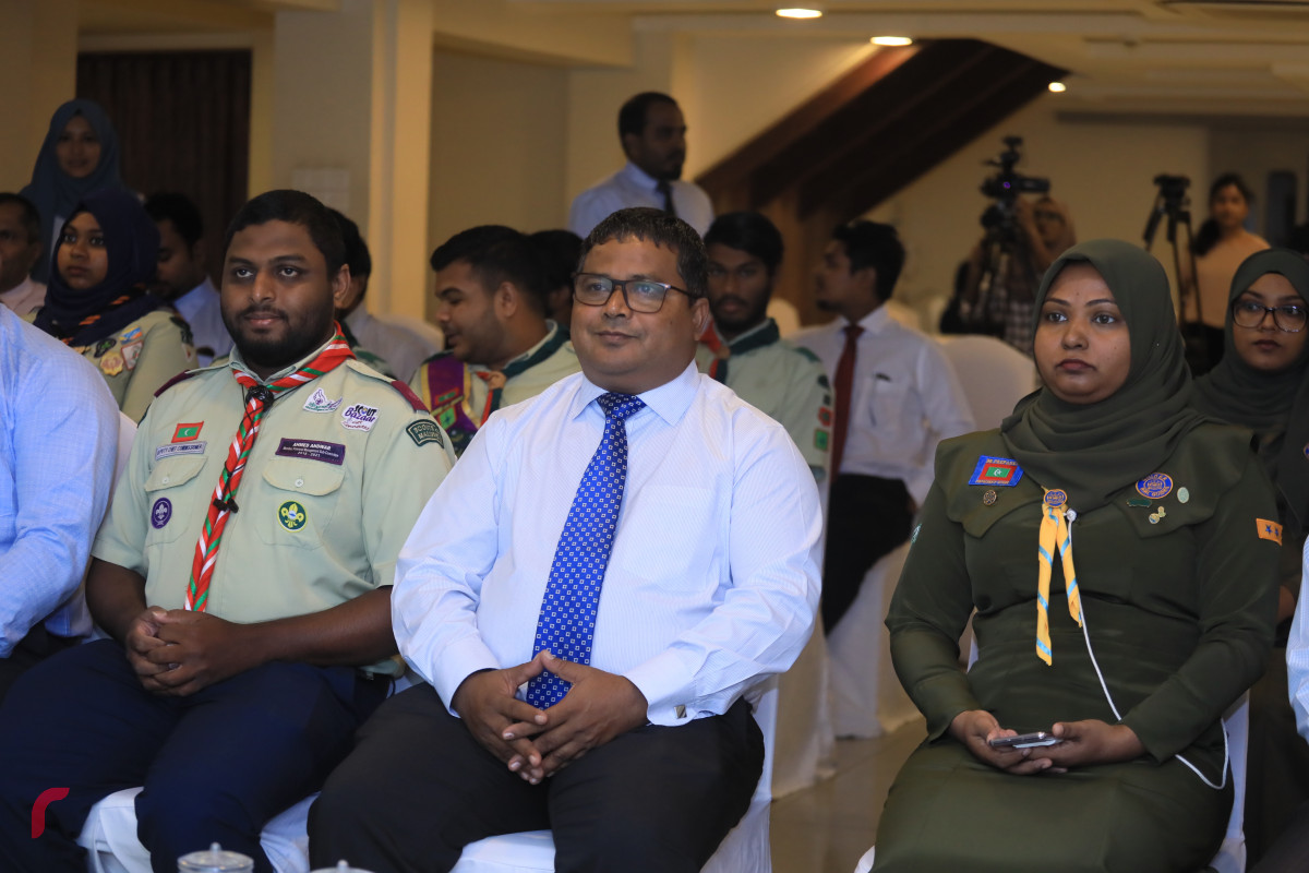 29 އޭޕްރިލް 2019 -- އެނާރޖީ އެފިޝިއެންސީ ބެޖް އިފްތިތާހު ކުރުމަށް ބޭއްވި ހަފްލާގެ ތެރެއިން-- ފޮޓޯ: ޝުއައިބް މުހައްމަދު