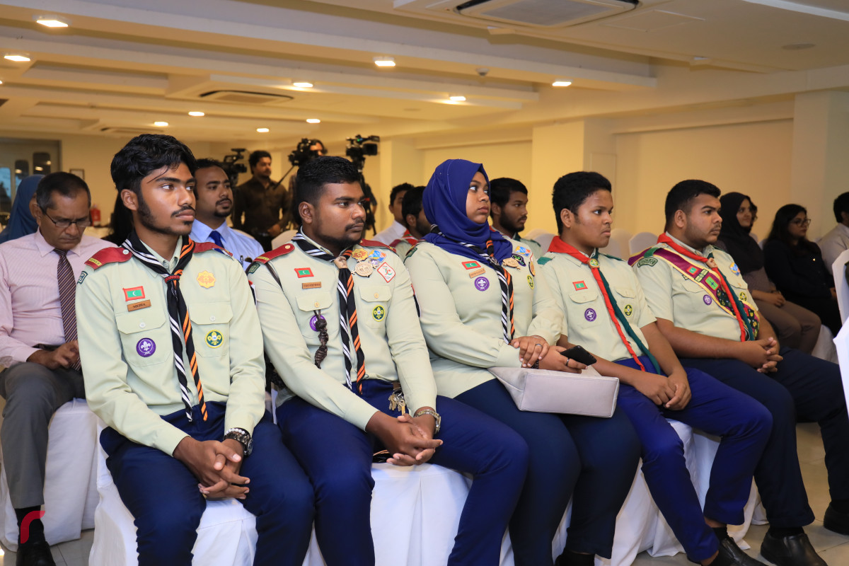 29 އޭޕްރިލް 2019 -- އެނާރޖީ އެފިޝިއެންސީ ބެޖް އިފްތިތާހު ކުރުމަށް ބޭއްވި ހަފްލާގެ ތެރެއިން-- ފޮޓޯ: ޝުއައިބް މުހައްމަދު