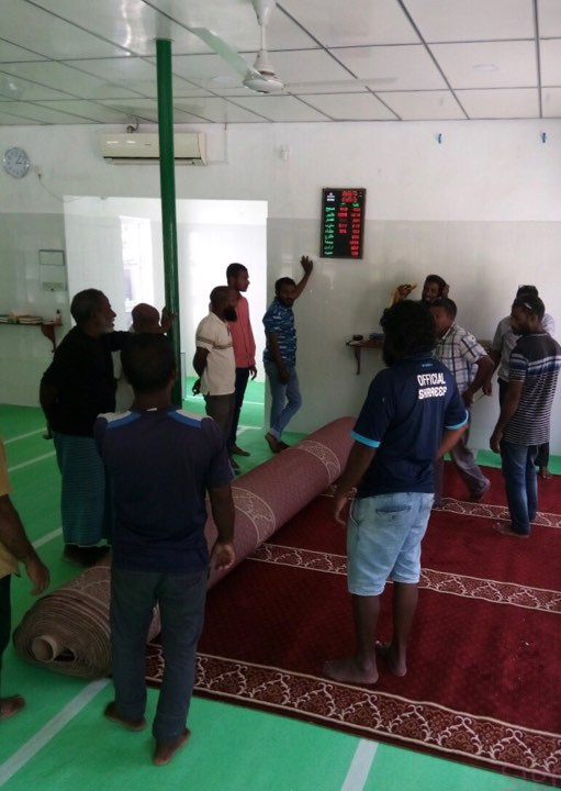 ކަލައިދޫ މަސްޖިދުލް ހުދާ މިސްކިތުގެ އާބާތުރަފިލުވައިފި