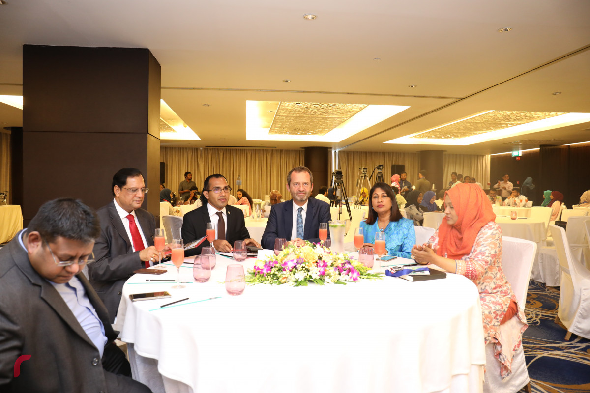 2 މެއި 2019: ދުނިޔޭގެ ނޫސްވެރިކަމުގެ މިނިވަންކަމުގެ ދުވަހާ ގުޅިގެން ބޭއްވި ޕެނަލް ޑިސްކަޝަން -- ފޮޓޯ: ޝުއައިބް މުހައްމަދު