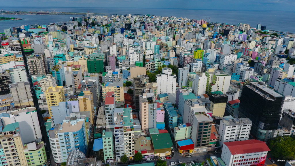 މާލެ މަތިން ނަގައިފައިވާ ފޮޓޯއެއް