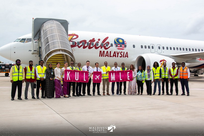 Batik Air launches direct flights between Kuala Lumpur, Maldives