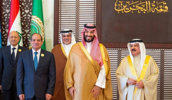 ބަހްރެއިންގެ ވެރިރަށް މަނާމާ ގައި ބުރާސްފަތި ދުވަހު ފެށުނު އަރަބް ލީގުގެ ސަމިޓް ހުޅުވުމުގެ ރަސްމިއްޔާތުގެ ތެރެއިން