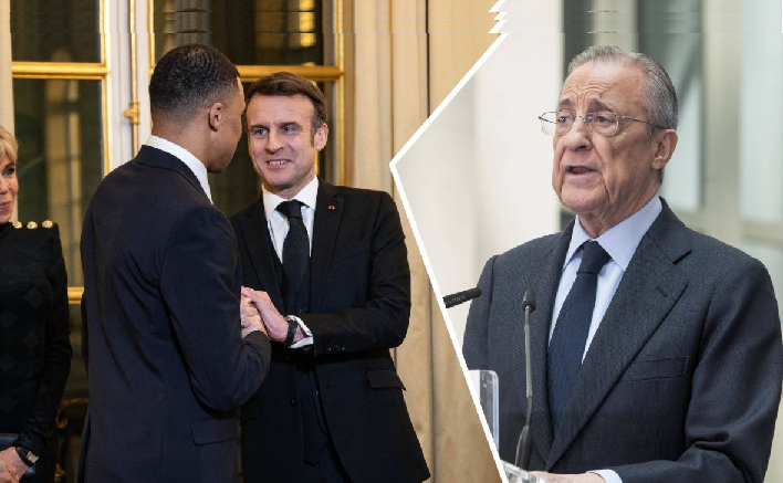 ޕެރޭޒް (ކ) އާއި ފްރާންސްގެ ރައީސް އަދި އެމްބާޕޭ (ވ)