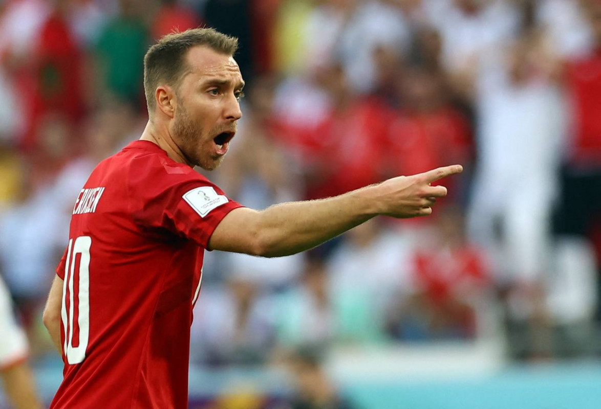 ޑެންމާކު އަދި ޓިއުނީޝިޔާ ކުޅުނު މެޗުގެ ތެރެއިން: ފޮޓޯ - ރޮއިޓާސް  