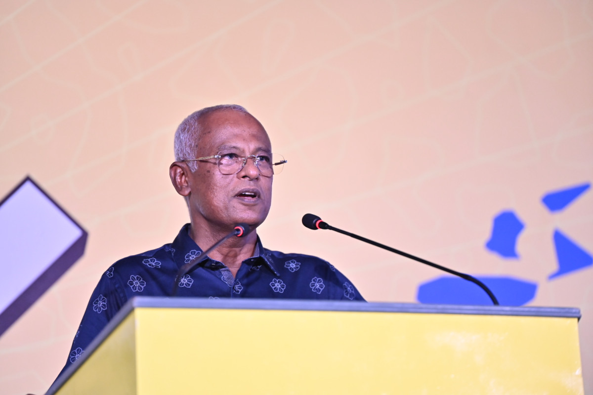 ރައީސުލްޖުމްހޫރިއްޔާ އިބްރާޙީމް މުހައްމަދު ސާލިޙު ވާހަކަފުޅު ދައްކަވަނީ