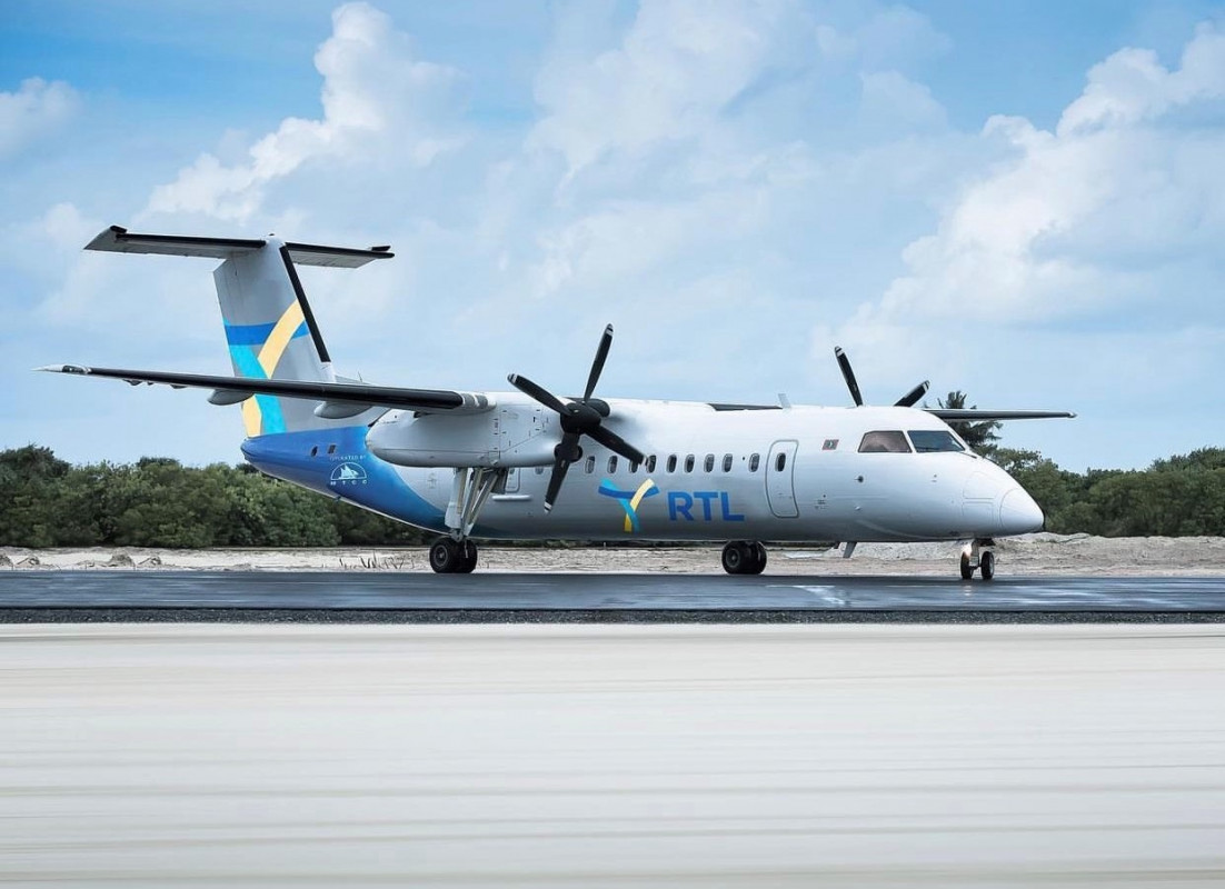 އާރުޓީއެލްގެ އެއަރލައިނެއް ތައާރަފު ކުރުމަށް އެދި މީހަކު ހަދާފައިވާ ޑިޒައިނެއް