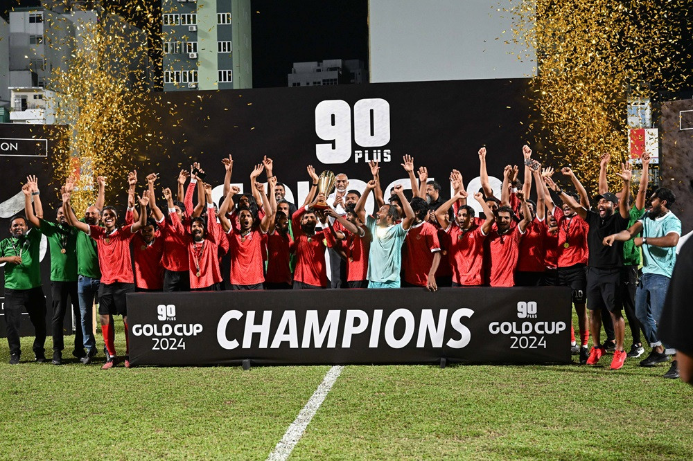 Gold cup ge champion kan hoadhi Eydhafushi