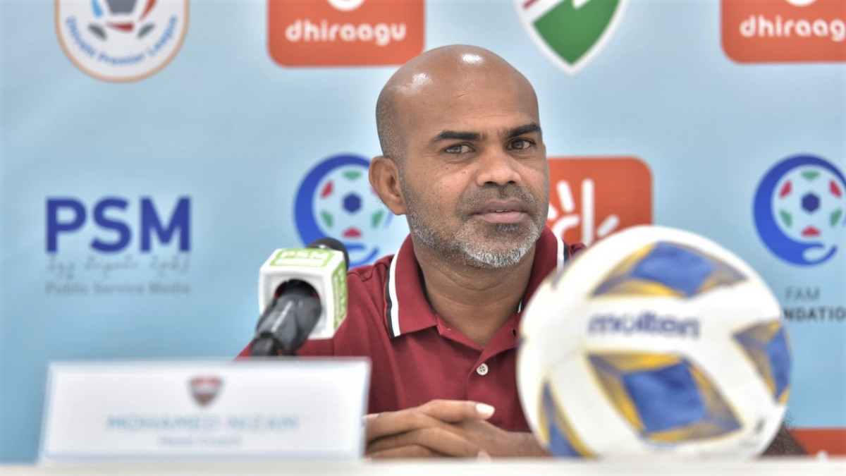 ޓީސީ ސްޕޯޓްސް ކުލަބުގެ ކޯޗު މުޙައްމަދު ނިޒާމް (ނިޒާމްބެ)