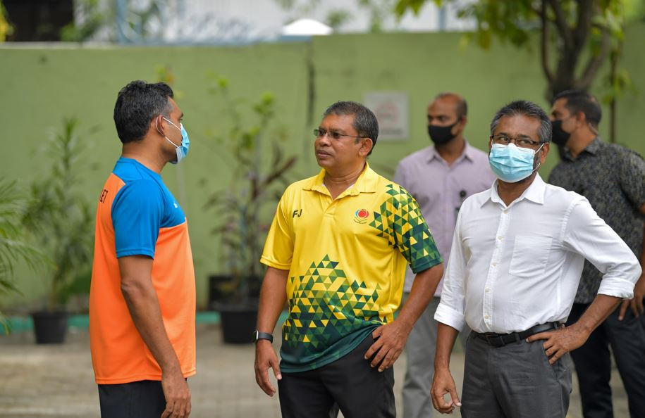 'ހިތާރޫޙުން ކުޅޭށެ ކުރިކެޓް' ލޯގޯ އަދި އިންޑޯ ކުރިކެޓް އިފްތިތާޙުކުރުމަށް ބޭއްވި އިވެންޓުގައި ފަރުޙަތު