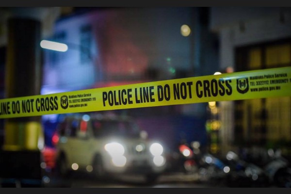 ކްރައިމް ސީނެއް ކަން އަންގައިދޭ ޓޭޕް ދަމާފައި