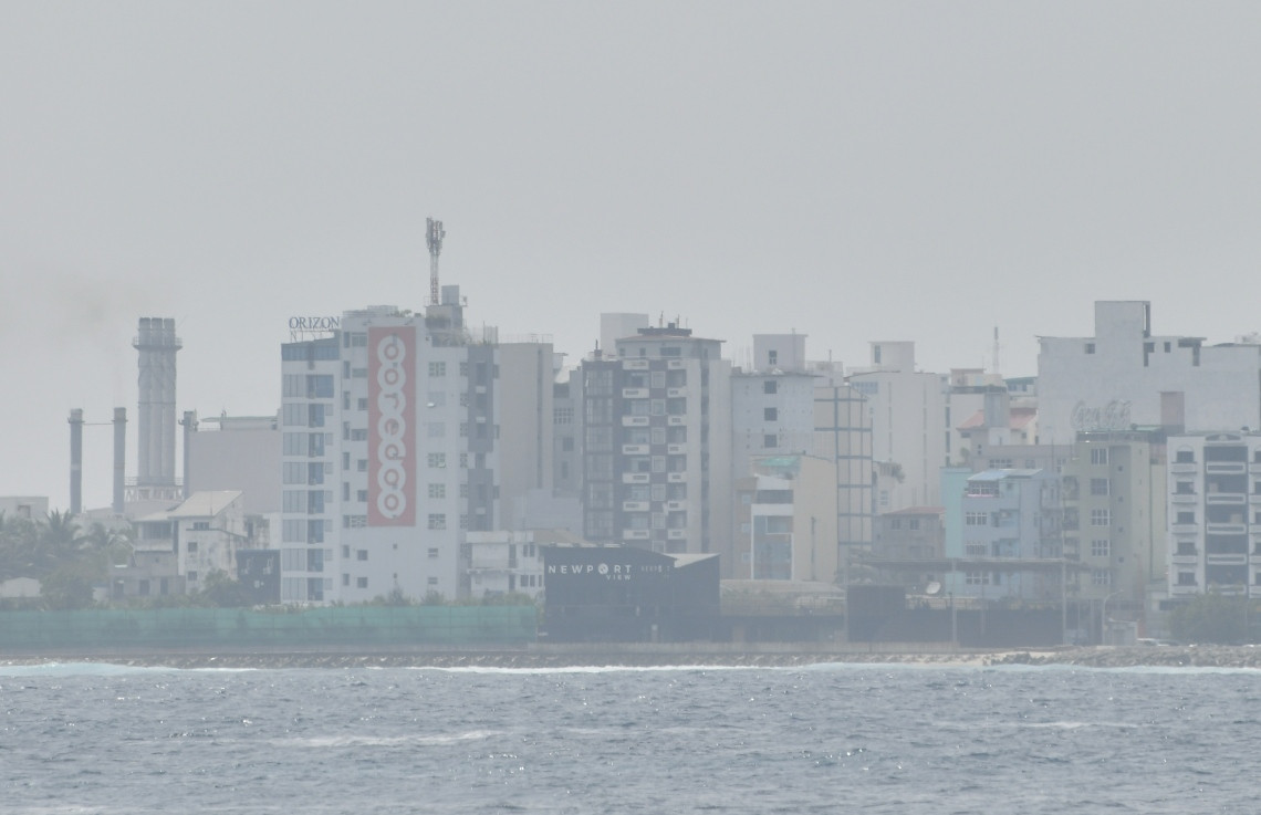 Maldives is mainly being affected by haze these days, due to the north-wave winds of the northeast monsoon