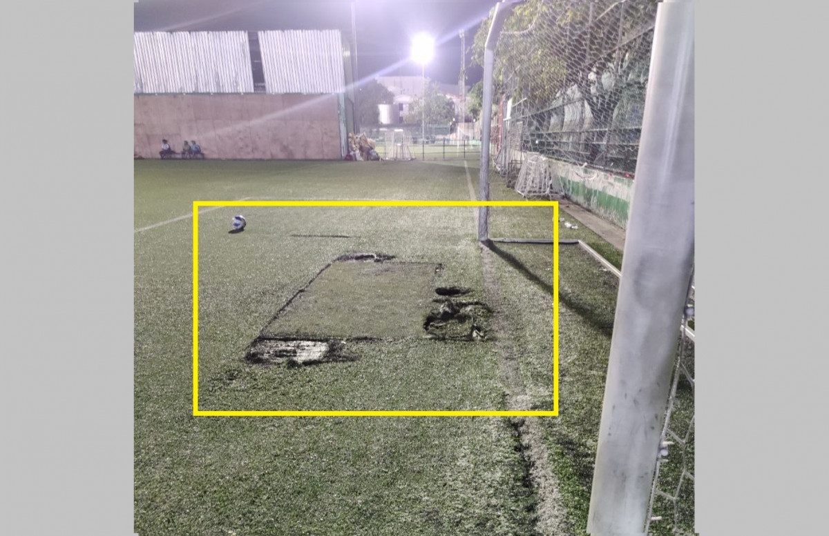 ޓާފް ދަނޑު 2ގެ ކުރިމަތީގައި ހެދިފައިހުރި ވަޅުގަނޑު