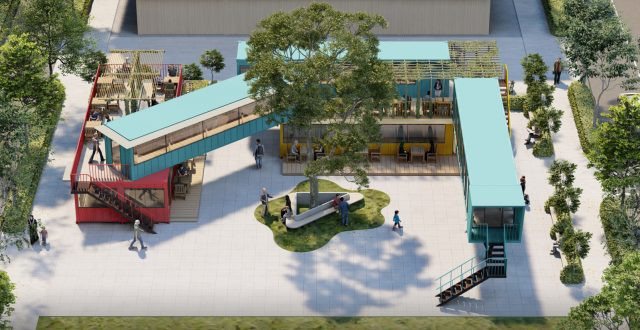 އެޗްޑީސީން ތަރައްގީ ކުރަމުންދާ ކޮންޓެއިނަރު ޕާކްގެ ކުރެހުމެއް