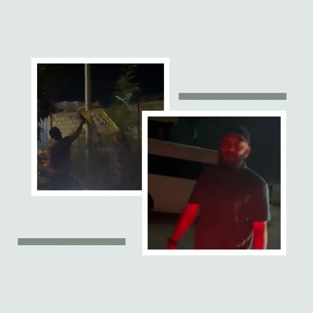 HDC employees are removing the campaign posters of MDP candidates. | RaajjeMV