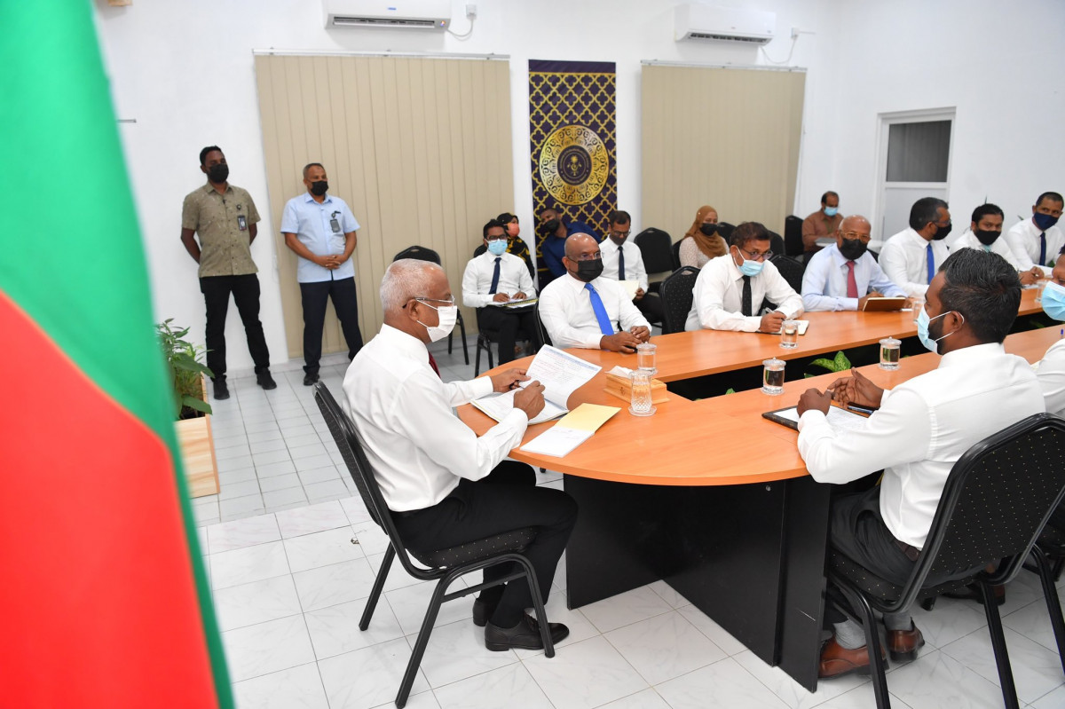 ރައީސްގެ ކުޅުދުއްފުށީ ދަތުރުގެ ތެރެއިން - ފޮޓޯ: ރައީސް އޮފީސް