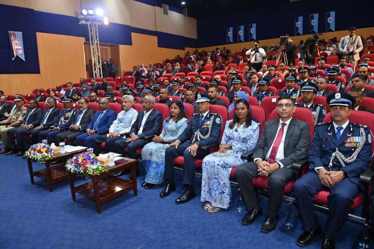 President Ibrahim Mohamed Solih attended the agreement signing ceremony of Addu City Land Reclamation Project