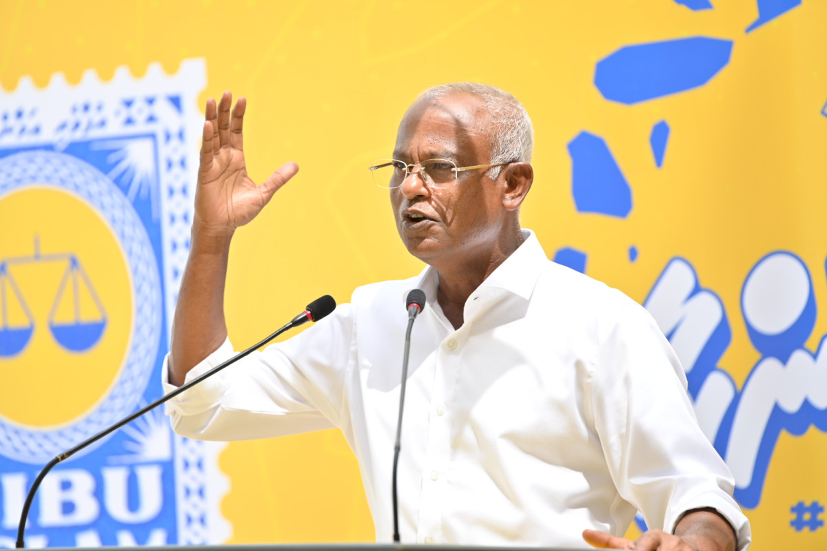 ރައީސް ޞާލިހު ކުމުންދޫގައި ވާހަކަފުޅުދައްކަވަނީ