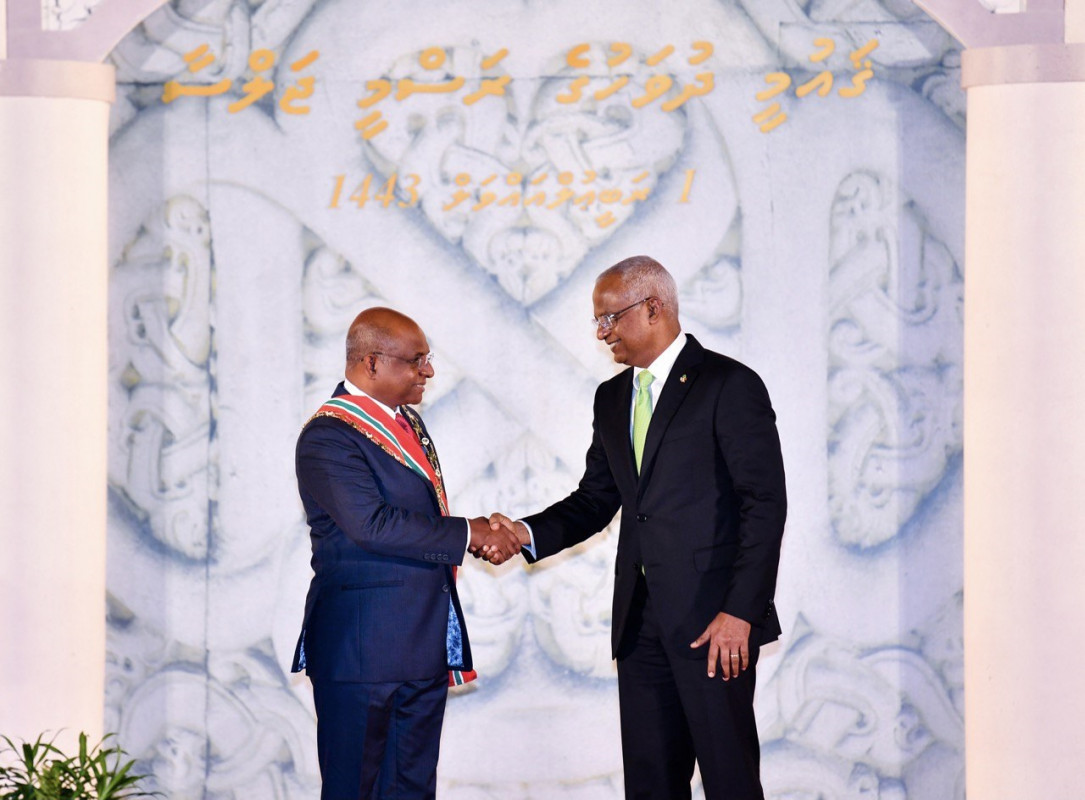 The order was presented to Shahid during the National Day Function held on Wednesday night