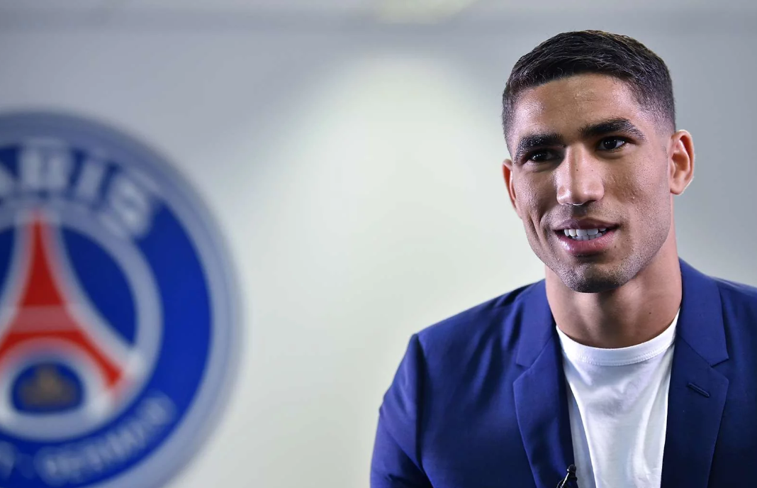 ޕީއެސްޖީ އަށް ކުޅެމުން އަންނަ މޮރޮކޯގެ ޑިފެންޑަރު އަޝްރަފް ހަކީމީ