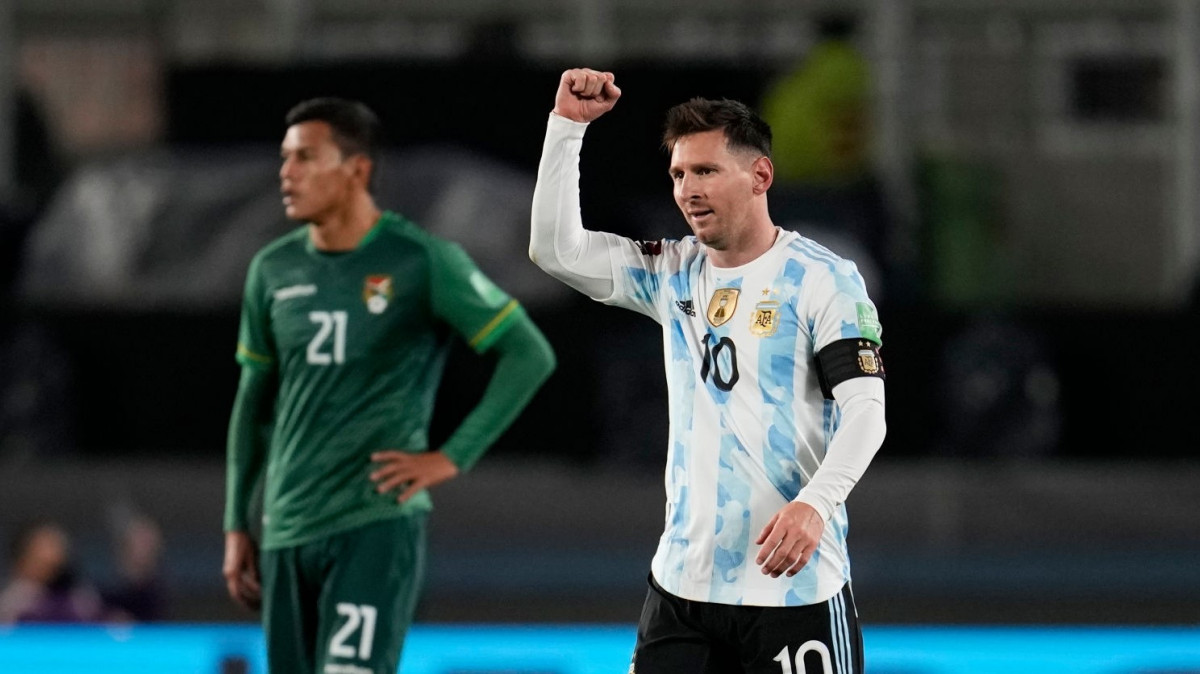 އާޖެންޓީނާ އާއި ބޮލިވިއާ ބައްދަލުކުރި މެޗުގެ ތެރެއިން ލިއޮނެލް މެސީ