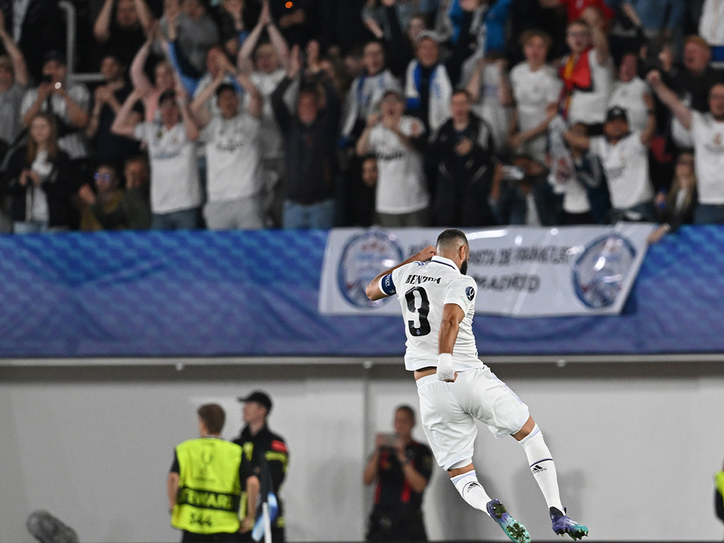 ދެވަނަ ލަނޑު ޖެހުމަށްފަހު ކެޕްޓަން ބެންޒިމާ އުފާފާޅުކުރަނީ: ފޮޓޯ-ރެއާލް މެޑްރިޑް ޓްވީޓަރ