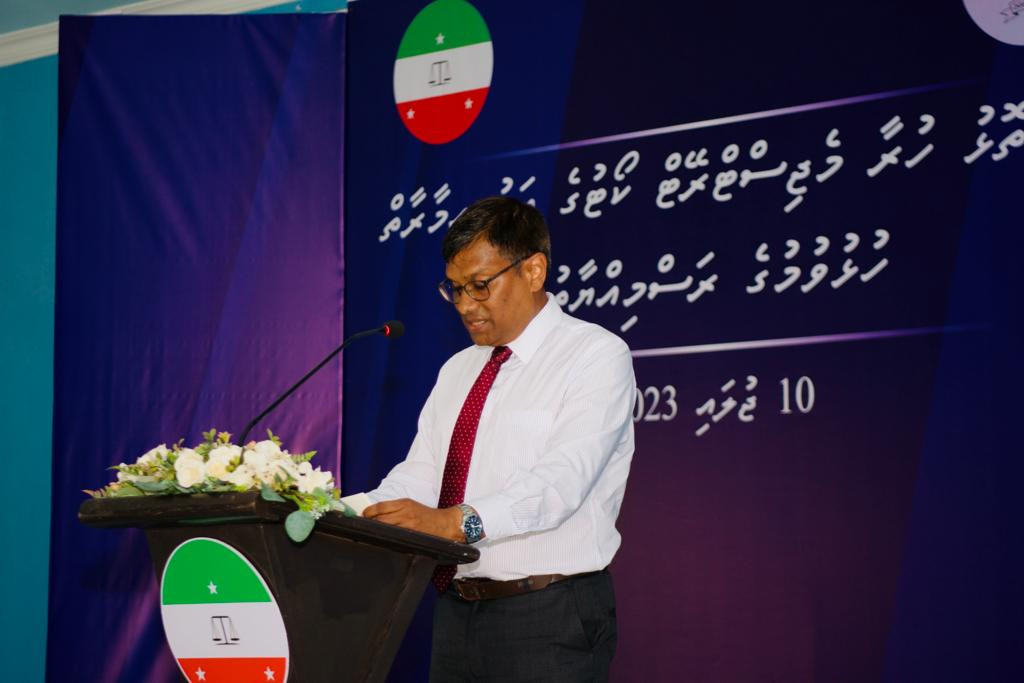 އުއްތަމަ ފަނޑިޔާރު، ކ. ހުރާ މެޖިސްޓްރޭޓް ކޯޓުގެ އައު އިމާރާތް ހުޅުވުމުގެ ރަސްމިއްޔާތުގައި ވާހަކަފުޅުދައްކަވަނީ