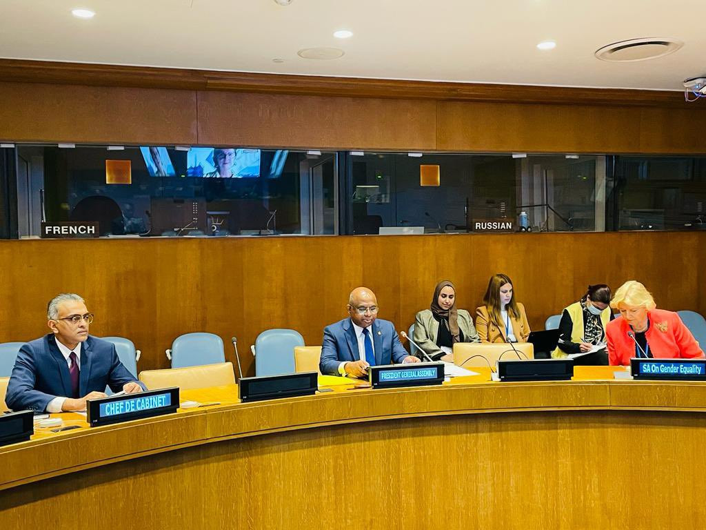 PGA Shahid at the third Gender Advisory Board meeting
