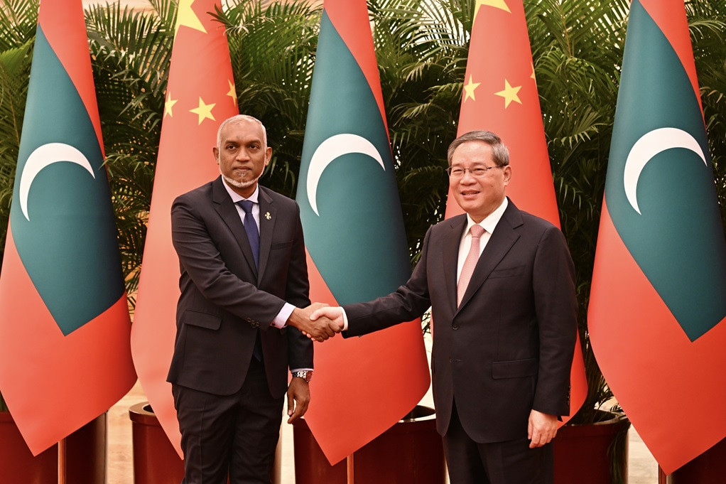 The Premier of the State Council of the People’s Republic of China paid a courtesy call on Muizzu on Thursday
