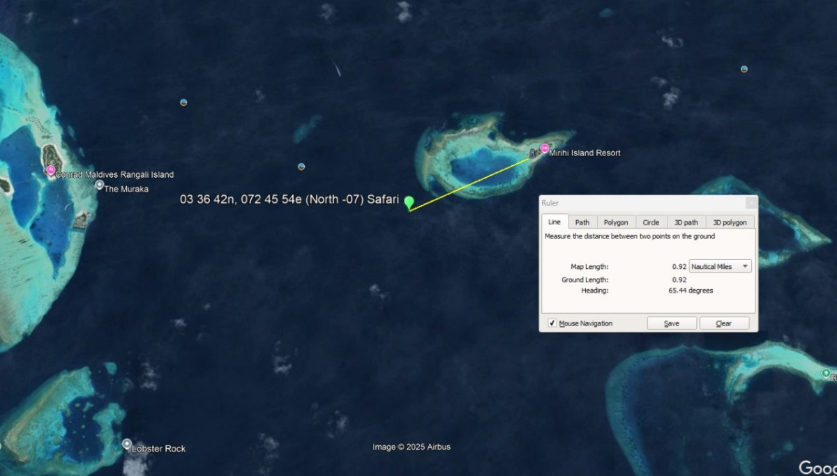 ސަފާރީގައި ހުއްޓާ އަރުޝަދު މޫދަށް ވެއްޓުނު ސަރަހައްދު