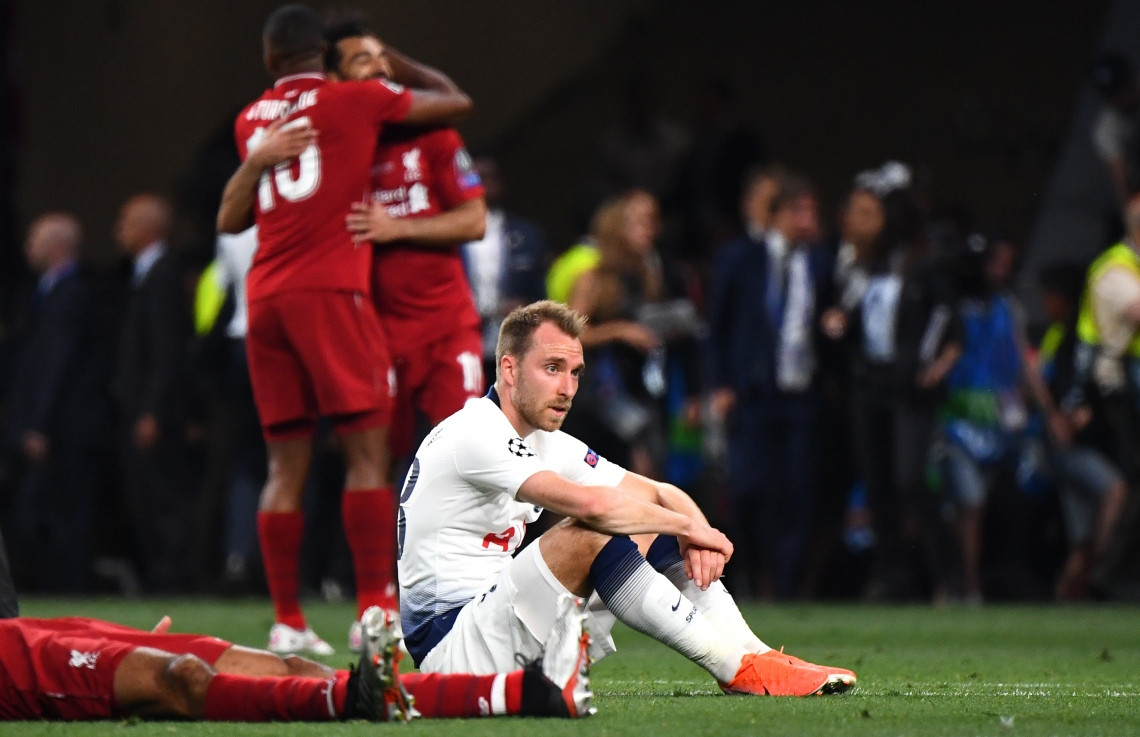 02 ޖޫން 2019 --ޔޫއެފާ ޗެމްޕިންސް ލީގުގެ ފައިނަލްގައި ލިވަޕޫލް އަދި ޓޮޓެންހަމް ބައްދަލުކުރި މެޗްގެ ތެރެއިން-- ފޮޓޯ: އޭ.އެފް.ޕީ