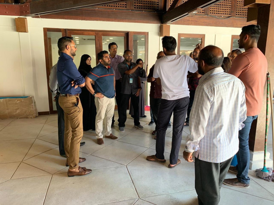 މިނިސްޓަރު އަމީން ފަރުކޮޅުފުށީގައި ގާއިމުކޮށްފައިވާ އައިސޮލޭޝަން ފެސިލިޓީއަށް ކުރެއްވި ޒިޔާރާތުގެ ތެރެއިން