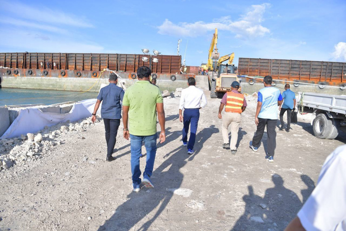 ފުވައްމުލަކު ގޮނޑުދޮށް ހިމާޔަތްކުރުމުގެ މަސައްކަތް