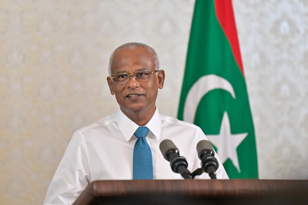 President Ibrahim Mohamed Solih spoke to press on Wednesday