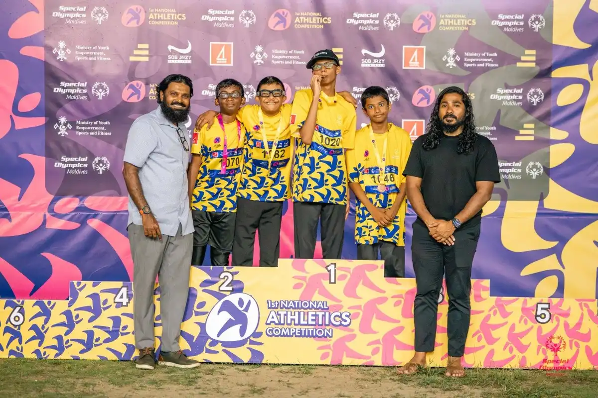 ސްޕެޝަލް އޮލިމްޕިކްސް މޯލްޑިވްސްގެ އެތުލެޓިކްސް މުބާރާތް ނިންމުމުގެ ރަސްމިއްޔާތުގެ ތެރެއިން.