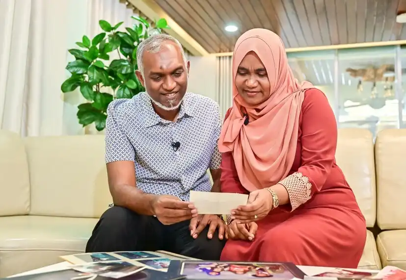 ރައީސް މުއިއްޒު ގެ ދެ ކަނބަލުން