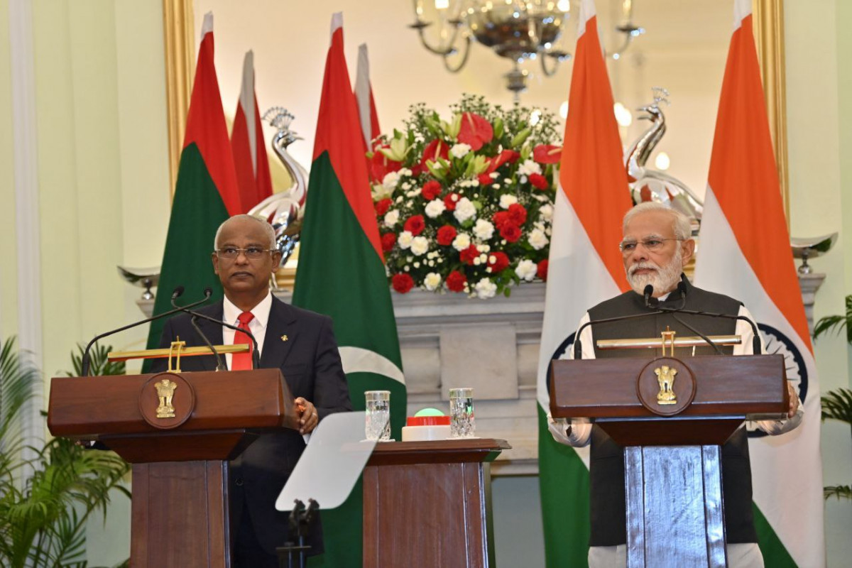 ރައީސް އިބްރާހިމް މުހައްމަދު ޞާލިހު އާއި އިންޑިއާގެ ބޮޑުވަޒީރު ނަރެންދްރަ މޯދީ ބޭއްވެވި ބައްދަލުވުމުގެ ތެރެއިން