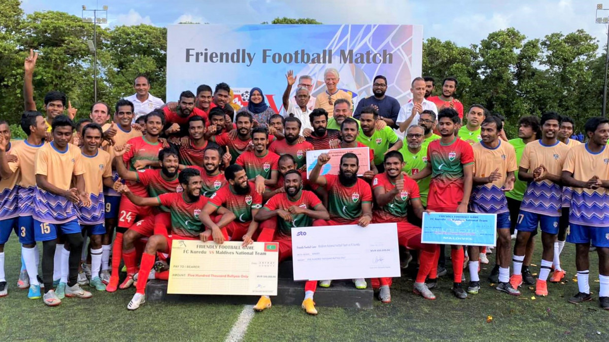 ގައުމީ ޓީމުން ކުރެއްދޫގައި ކުޅުނު ޚާއްސަ މެޗަށްފަހު